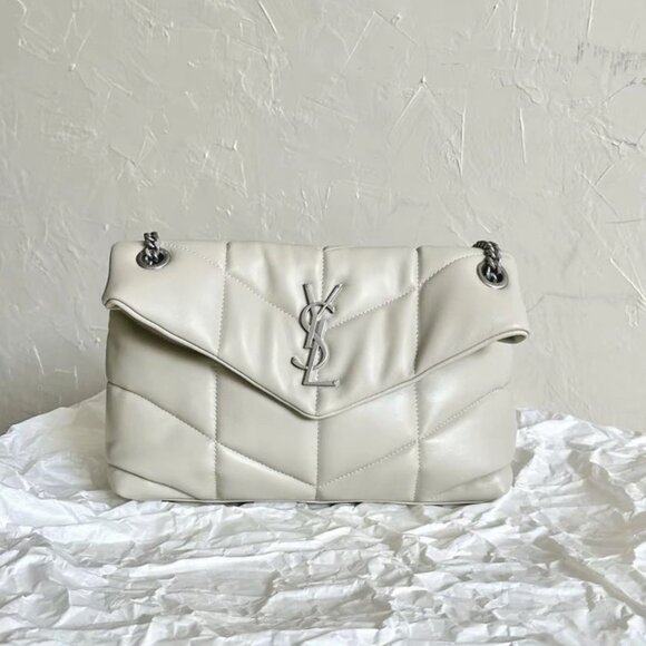 SAINT LAURENT YSL LOULOUPUFFER cloud bag pillow bag crossbody shoulder bag - Picture 1 of 6